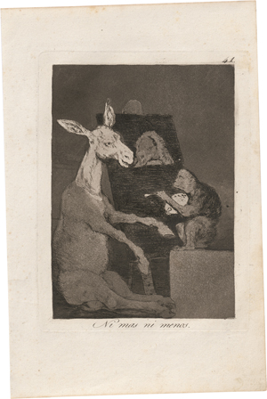 Lot 5267, Auction  127, Goya, Francisco de, Ni mas ni menos