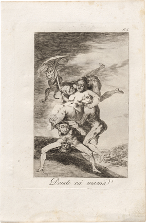 Lot 5269, Auction  127, Goya, Francisco de, Donde vá mamà?