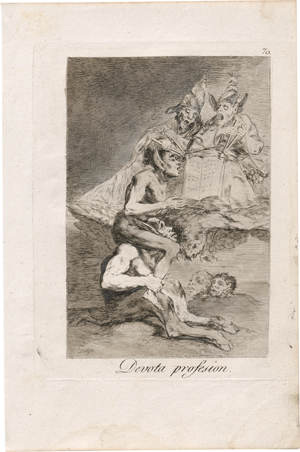 Lot 5270, Auction  127, Goya, Francisco de, Devota prefesion