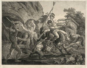 Lot 5281, Auction  127, Kolbe, Carl Wilhelm, Die Löwenjagd