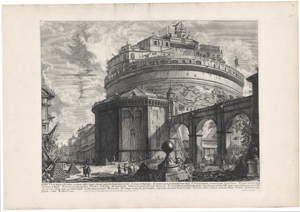 Lot 5291, Auction  127, Piranesi, Giovanni Battista, Veduta del Mausoleo d'Elio Adriano