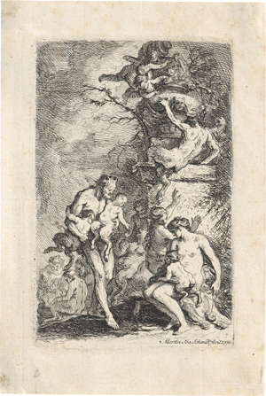 Lot 5299, Auction  127, Schmidt, Martin Johann, Die Erziehung von Satyrkindern