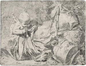 Lot 5315, Auction  127, Troger, Paul, Seifenblasender Putto unter antiken Fragmenten
