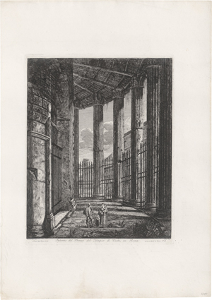 Lot 5377, Auction  127, Rossini, Luigi, Ansichten von Rom und Umgebung 