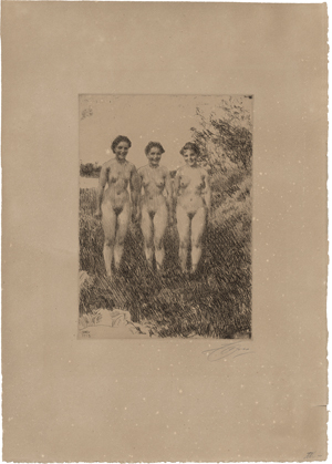 Lot 5385, Auction  127, Zorn, Anders, Drei Schwestern