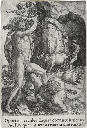 Lot 5430, Auction  127, Aldegrever, Heinrich, Vier Taten des Herkules