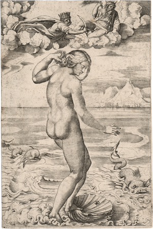 Lot 5478, Auction  127, Dente, Marco, Die Geburt der Venus