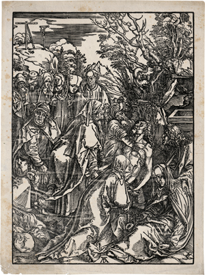 Lot 5489, Auction  127, Dürer, Albrecht, Die Grablegung. 