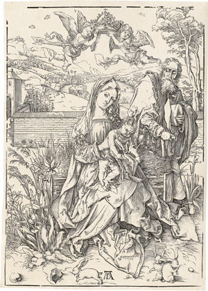 Lot 5498, Auction  127, Dürer, Albrecht, Die Hl. Familie mit den Hasen