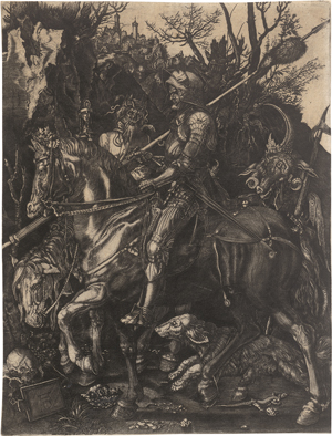 Lot 5504, Auction  127, Dürer, Albrecht - nach, Ritter, Tod und Teufel