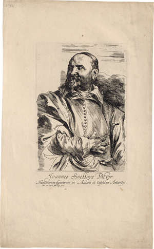 Lot 5506, Auction  127, Dyck, Anthony van, Bildnis des Jan Snellinck