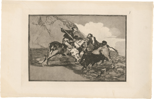Lot 5525, Auction  127, Goya, Francisco de, Acht Blatt aus der "Tauromaquia"