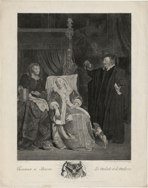 Lot 5550, Auction  127, Henriquez, Benoît Louis, La Malade et le Médecin