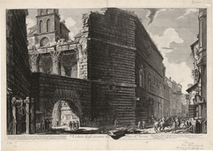 Lot 5600, Auction  127, Piranesi, Giovanni Battista, Veduta degli avanzi del Foro di Nerva