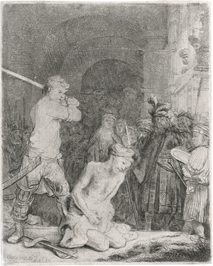 Lot 5613, Auction  127, Rembrandt Harmensz. van Rijn, Die Enthauptung Johannes des Täufers
