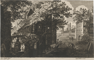 Lot 5634, Auction  127, Sadeler, Aegidius, Gondeln auf einem Kanal