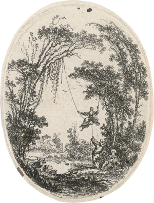 Lot 5641, Auction  127, Saint-Non, Jean-Claude-Richard Abbé de, Drei pastorale Landschaften