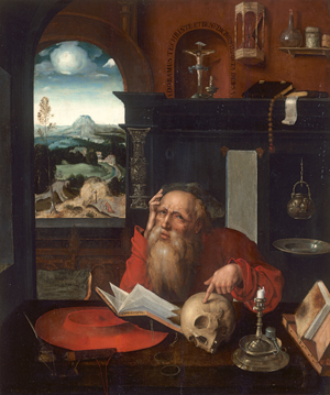 Lot 6002, Auction  127, Cleve, Joos van - Nachfolge, Der hl. Hieronymus im Gehäuse