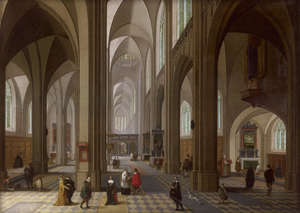 Lot 6007, Auction  127, Neefs II, Pieter, Innnenansicht einer gotischen Kathedrale