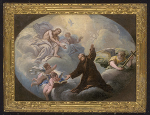 Los 6031 - Venezianisch - 18. Jh. Bozzetto für die Apotheose eines Heiligen - 1 - thumb