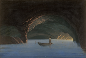 Lot 6064, Auction  127, Dänisch, um 1840. Die Blaue Grotte auf Capri