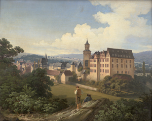 Lot 6106, Auction  127, Deutsch, um 1860. Ansicht von Idstein im Taunus