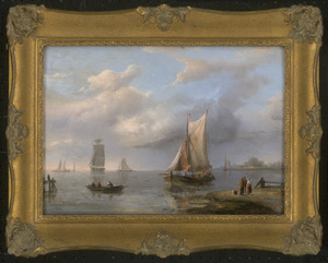 Los 6121 - Thomas, Pieter Hendrik - Flussmündung mit Segelschiffen - 1 - thumb
