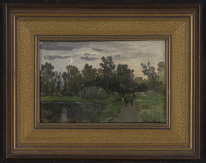 Los 6134 - Buchholz, Karl - "Sommerabend" - Der Teich im Belvedere - 1 - thumb