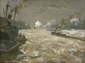Lot 6148, Auction  127, Hübner, Ulrich, "Wintertag in Hamburg"