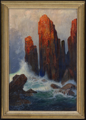 Los 6178 - Hubert, Alfred - Felsenküste im Abendlicht - 1 - thumb