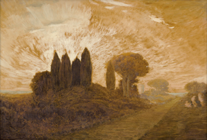 Lot 6180, Auction  127, Ménard, Émile-René, Sonnenaufgang an der Via Appia mit ideali