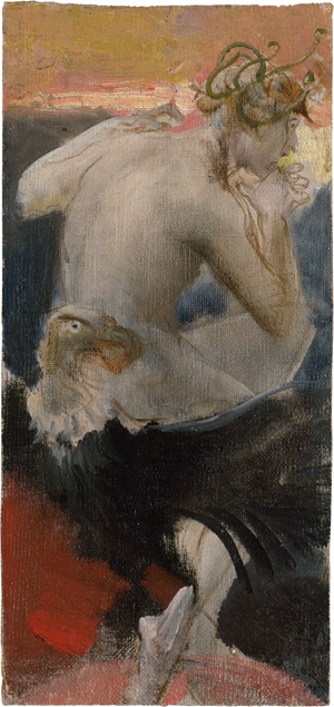 Lot 6182, Auction  127, Veith, Eduard, Medusa auf einem Geier reitend