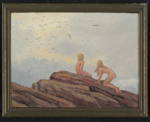 Los 6186 - Weidemann, Magnus - "Möwenschwarm", Felsenkliff bei Morsum, Sylt - 1 - thumb