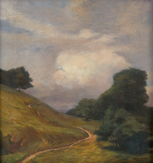 Lot 6189, Auction  127, Brunner, Ferdinand, Sommerlandschaft mit Feldweg