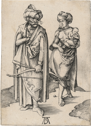 Lot 6302, Auction  127, Dürer, Albrecht, Der Orientale und sein Weib (Die Türkenfamilie)