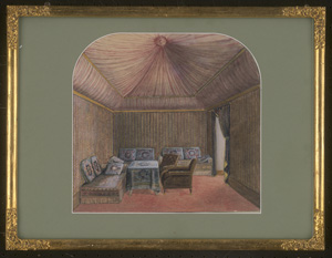 Los 6309 - Deutsch - um 1860. Salon im Stil eines orientalischen Zeltes - 2 - thumb