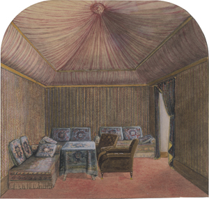 Lot 6309, Auction  127, Deutsch, um 1860. Salon im Stil eines orientalischen Zeltes