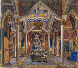 Lot 6316, Auction  127, Breling, Heinrich, Innenansicht des Marokkanischen Hauses im Park von Schloss Linderhof