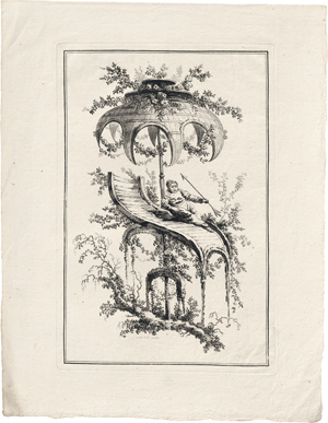 Lot 6410, Auction  127, Pillement, Jean-Baptiste - nach, Petits Parasols Chinois