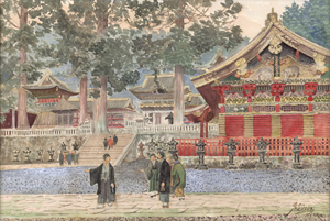 Los 6420 - Japanisch - 1900. Zwei Ansichten des Toshogu-Schreins in Nikko - 1 - thumb