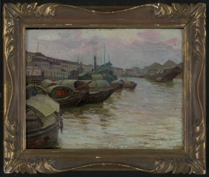 Los 6437 - Delacroix, André - Am Kanal von Song Tam Bac in Haiphong, Vietnam - 1 - thumb