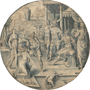Lot 6520, Auction  127, Flämisch, 16. Jh. Das Urteil des Salomo