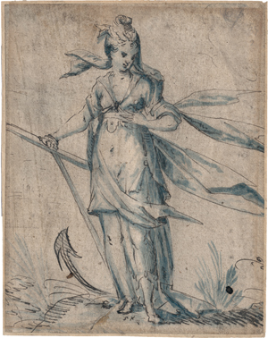 Lot 6523, Auction  127, Niederländisch, um 1600. Allegorie der Hoffnung