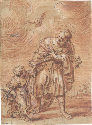 Lot 6538, Auction  127, Niederländisch, 17. oder 18. Jh. Abraham und Isaak