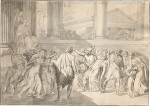 Lot 6600, Auction  127, Deutsch, um 1790. Der Tod der Virginia