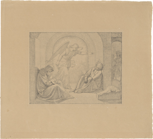 Lot 6624, Auction  127, Overbeck, Friedrich, Der Engel erscheint Joseph im Traum