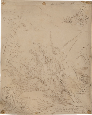 Lot 6631, Auction  127, Hayter, George, Daniel in der Löwengrube umringt von Engeln