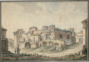 Lot 6648, Auction  127, Pomardi, Simone, Ruinen auf dem Palatin in Rom
