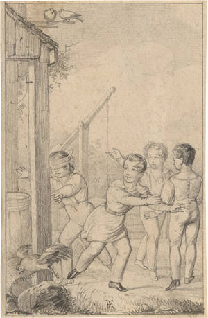 Lot 6684, Auction  127, Hosemann, Theodor, Das Blindekuh-Spiel