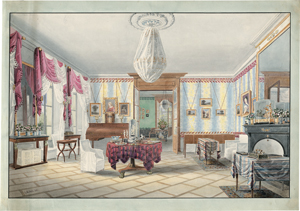 Lot 6691, Auction  127, Löhrer, Johann Gottlieb, Elegantes Schweizer Interieur